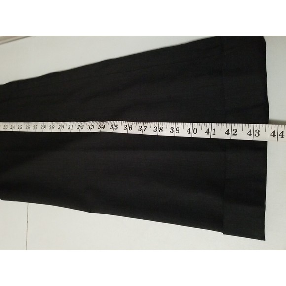 Neiman Marcus Dress Career Pants Wool Plus Womens Size 16 Black Stretch - Picture 10 of 12
